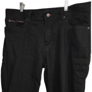 Tommy Hilfiger - Men's 36W x 30L - Black - Straight Jean
